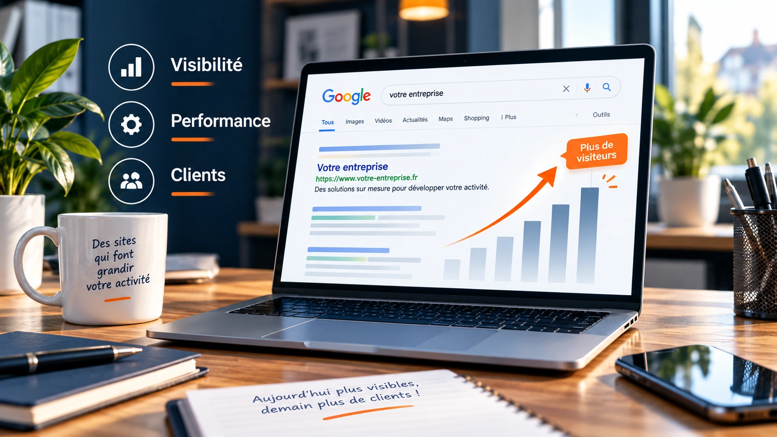 SEO et référencement naturel pour améliorer la visibilité d'un site internet sur Google